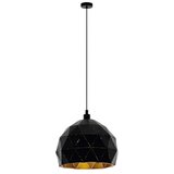 Eglo Roccaforte visilica/1, e27, prom 300, crna | shoptok.hr