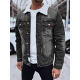 DStreet Ocieplana kurtka męska jeansowa szara | shoptok.hr