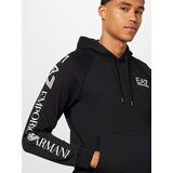 Ea7 Emporio Armani Majica črna / bela | Shoptok.si