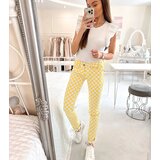 Gemre Yellow plaid fabric trousers Bler | Shoptok.si