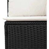 vidaXL 7-dijelni set vrtnih sofa od poliratana s jastucima crni | shoptok.hr