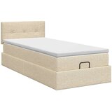  Podesivi krevet s madracem Krem 90 x 200 cm Tkanina | shoptok.hr
