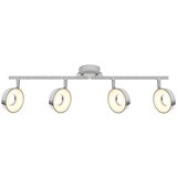 Candellux Lighting LED stropna svjetiljka u sjajno srebrnoj boji 71x10 cm Isla – | shoptok.hr