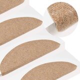 vidaXL Samoljepljivi otirači za stepenice 20 kom bež 65x22,5x3,5 cm | shoptok.hr