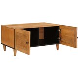 vidaXL Stolić za kavu Svjetlosmeđa 80 x 50 x 40 cm masivno drvo manga | shoptok.hr