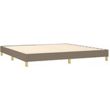  Okvir za krevet s oprugom smeđesivi 200x200 cm od tkanine | shoptok.hr