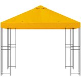 Gazebo 3 x 3 m Žuta Poliester i čelik 190 gsm | shoptok.hr