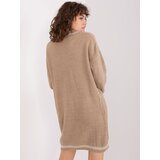 BADU Dress-BA-SK-8023-1.29X-Dark Beige | shoptok.hr
