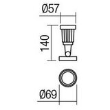  Redo 9997 - Spoljašnja LED svetiljka TIM LED/5W/230V IP65 | Eponuda.com