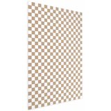  Plakat - Geometry and Browns - a chessboard pattern in neutral shades 60x90 Bez okvira s margom | shoptok.hr