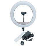 ILIKE elight SR14 36 cm led svetlobni obroč z držalom za pametni telefon + 220 v adapter + daljinski upravljalnik črna, (21230796) | Shoptok.si