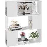 Ormarić za knjige / sobna pregrada bijeli 80x24x94 cm drvena | shoptok.hr