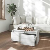  Stolić za kavu siva boja hrasta 90x50x41,5 cm konstruirano drvo | shoptok.hr