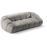Micadoni Home Svijetlo siva baršunasti sofa 254 cm Diana – | shoptok.hr