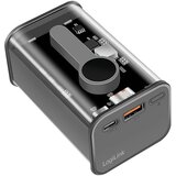 Logilink Power bank 10000 mAh, 1x USB-A, 1x USB-C, sa zaslonom, PD &amp, QC, transp. PA0306 aku-pack 10000 mAh Li-Ion prozirna | Eponuda.ba