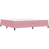  Krevet s opruga kutije Ružičasta 200 x 200 cm tkanina | shoptok.hr
