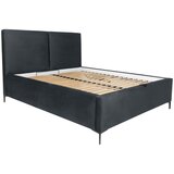 MID.YOU oblazinjena postelja 160 cm x 200 cm , tekstil temno siva | Shoptok.si