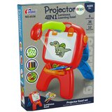 Dvostrana ploča, Kreda, Stalak za olovke, Projektor, Slike - crvena | shoptok.hr