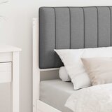  Krevetni okvir s tapiciranim uzglavljem Svijetlo siva Svjetlosiva 195.5 x 80.5 x 93 cm | shoptok.hr
