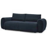 Bobochic Paris Tamno plava sklopiva sofa od samta 257 cm Lucien – | shoptok.hr
