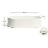 Kave Home Bijeli keramički umivaonik 50x31 cm Ovara – | shoptok.hr