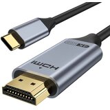 VYZIO USB-C na HDMI kabel 4K 60Hz, 2m, Ultra HD video prenos za prenosnik, telefon in TV, plug & play | USBCX, (5000299946) Cene