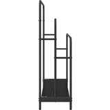 vidaXL Stalak za odjeću s policom Crni hrast 90 x 30 x 100.5 cm | shoptok.hr