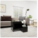  Uklapajući stolići 3 kom crni od iverice | shoptok.hr
