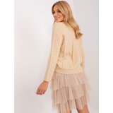 Wool Fashion Italia Sweater-AT-SW-2346-2.99P-beige | Shoptok.si