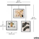 Umbra Crni metalni viseći okviri u setu 3 kom 73x82 cm Exhibit – | shoptok.hr