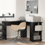  Kutni stol Crni hrast 140 x 113,5 x 75 cm Konstruirano drvo | shoptok.hr