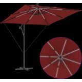  Senčnik Terakota 249 x 249 x 250 cm Poliester in aluminij, (5000206297) | Shoptok.si