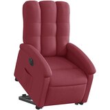  Električni naslonjač na podizanje od tkanine boja vina | shoptok.hr