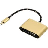 Roline USB-C priključni kabel 0.10 m 12.03.3165 crna/zlatna [1x muški konektor USB-C™ - 1x ženski konektor HDMI] Cijene