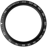 INF Črna luneta z belimi oznakami za Galaxy Watch 5 Pro, (22076491) Cene