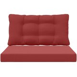  Zunanja blazina za kavč 2 pcs vinsko rdeča Poliester, (5000202622) | Shoptok.si