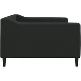  Dnevni krevet crni 100 x 200 cm od tkanine | shoptok.hr