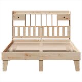 vidaXL okvir kreveta bez madraca 140 x 190 cm od masivne borovine | shoptok.hr