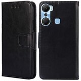 INORCO Usnjena preklopna torbica za Infinix Hot 12 Pro 4G, zaščitna torbica za telefon Denarnica proti padcem s stojalom, (22036346) Cene