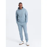 Ombre Men's sweatshirt set kangaroo sweatshirt + jogger pants