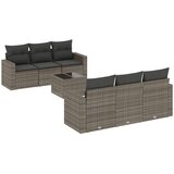  7-dijelni set vrtnih sofa sivi od poliratana | shoptok.hr