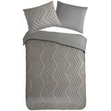 Good Morning Siva/smeđa posteljina za krevet za jednu osobu/za produženi krevet od mikrovlakana 140x220 cm Pure Zigzag – | shoptok.hr