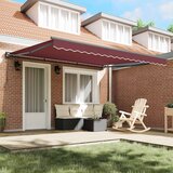  Okvir tende Tamno crvena 400 × 300 cm Poliester s PU premazom | Eponuda.ba