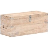  Škrinja od masivnog bagremovog drva 90 x 40 x 40 cm | shoptok.hr