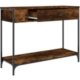  Konzolni stol boja hrasta 100 x 34 5 x 75 cm konstruirano drvo | shoptok.hr