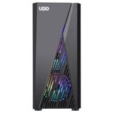UGD Kuciste Magnum 351, ATX, providna stranica, ugradjeno 2xRGB kulera, Crno | ePonuda.com
