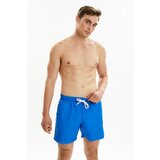 Trendyol Muške plave hlače za plivanje s džepovima na patentni zatvarač plave | pink Cene