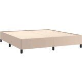  Posteljni okvir kapučino 160x200 cm umetno usnje, (20794809) | Shoptok.si