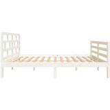  Posteljni okvir bel iz borovine 120x200 cm, (20647316) | Shoptok.si
