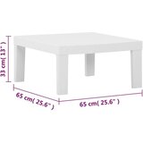  Vrtna sedežna garnitura 4-delna z blazinami plastika bela, (20675410) | Shoptok.si